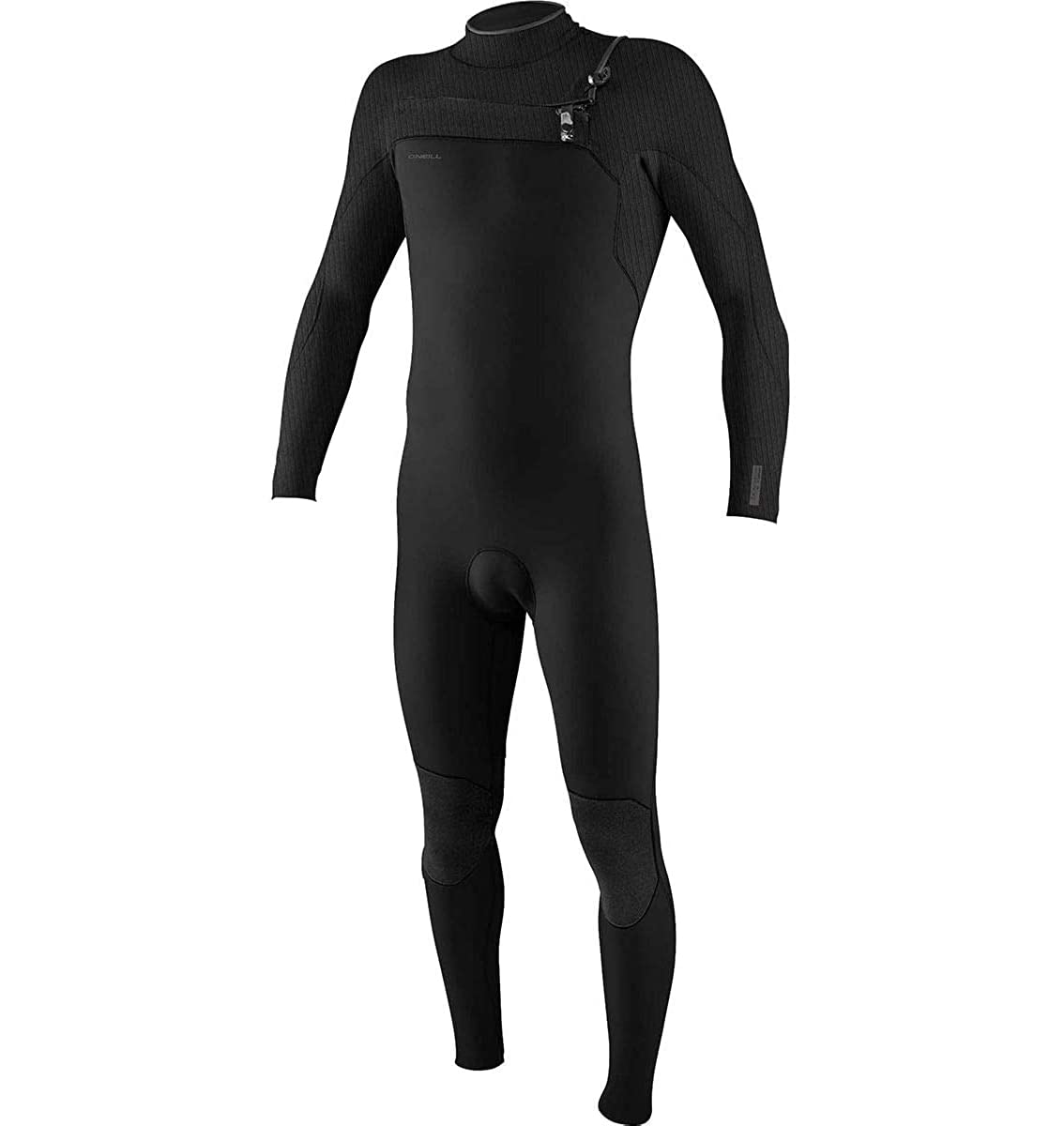 O Neill Hyperfreak 3/2+mm Chest Zip Fullsuit A00-Black-Black L