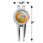Graphics & More The Flintstones Group Golf Divot Repair Tool And Ball Marker