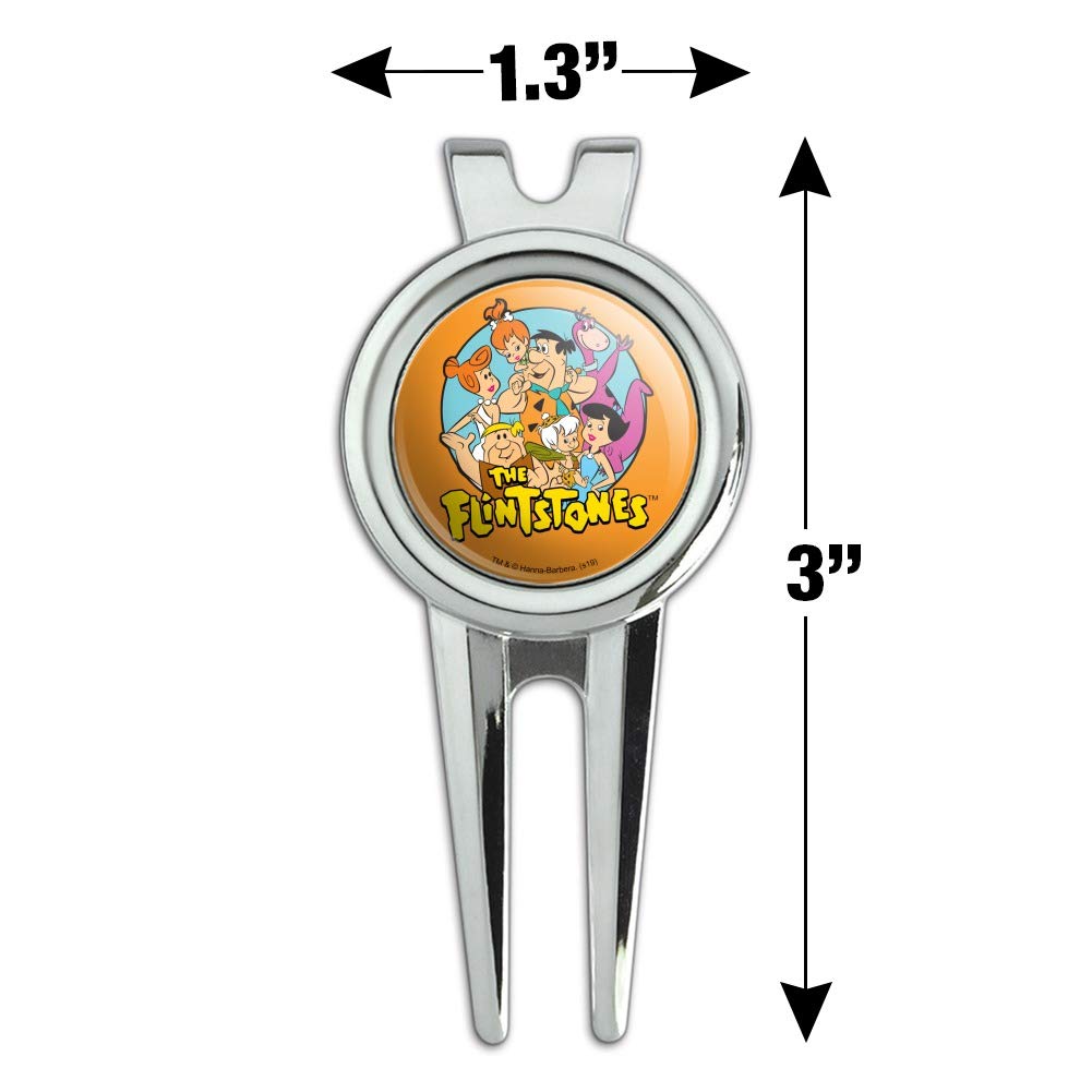 Graphics & More The Flintstones Group Golf Divot Repair Tool And Ball Marker