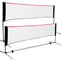 Hacer 3.1M Badminton Net With Foldable Stand Poles & Carry Bag For Outdoor Indoor Backyard School Beach Garden Volleyball And Te