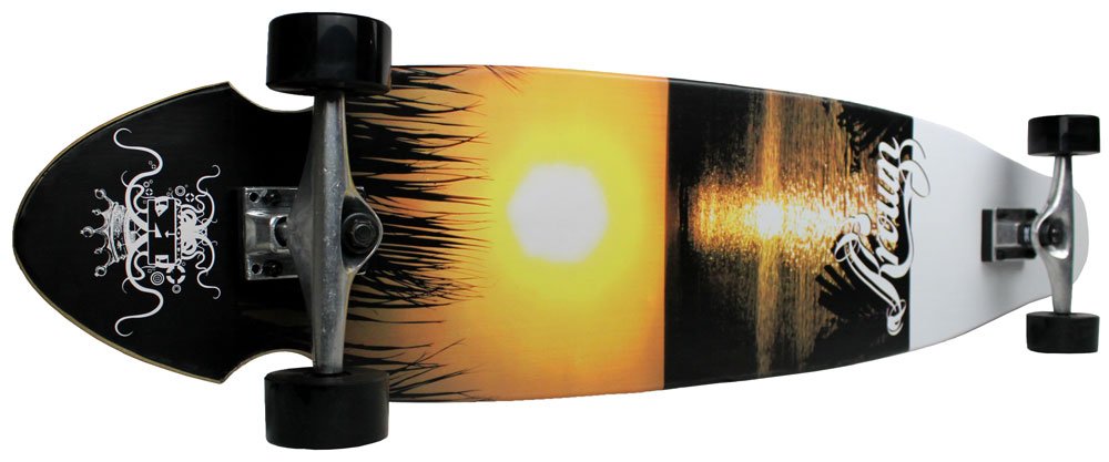 Krown Hawaii Kicktail Longboard (9 X 43-Inch)