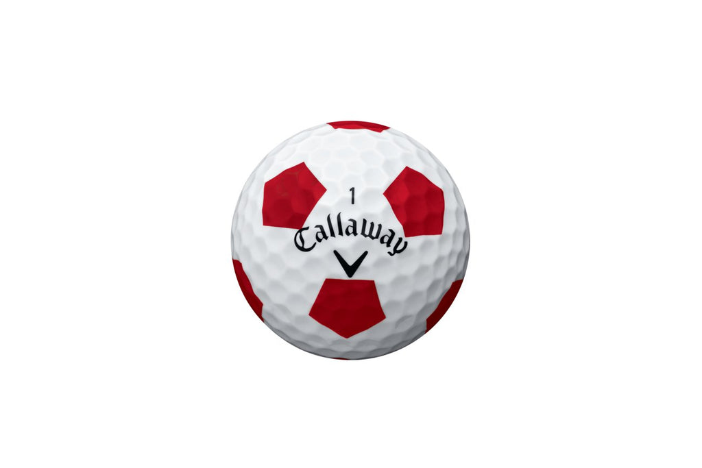 Callaway Chrome Soft Golf Balls, Prior Generation, (One Dozen), Whitetruvis Pattern