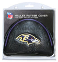 Team Golf Nfl Baltimore Ravens Golf Mallet Putter Cover Golf Club Mallet Putter Headcover, Fits Most Mallet Putters, Scotty Came
