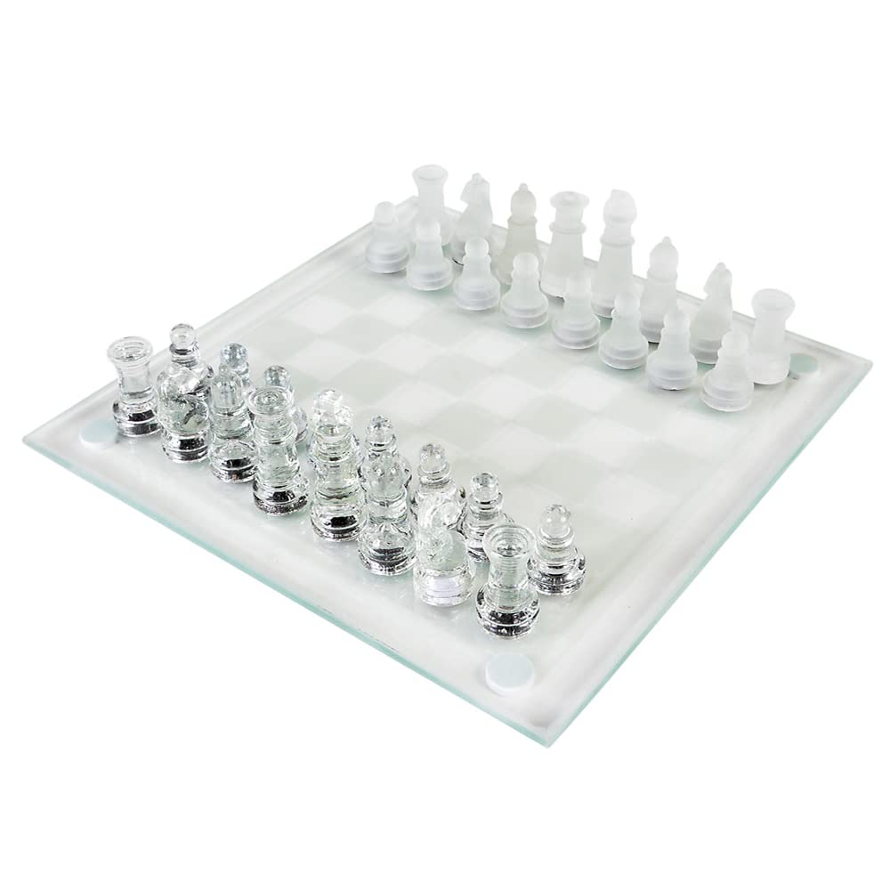 7.5'' Glass Chess Set