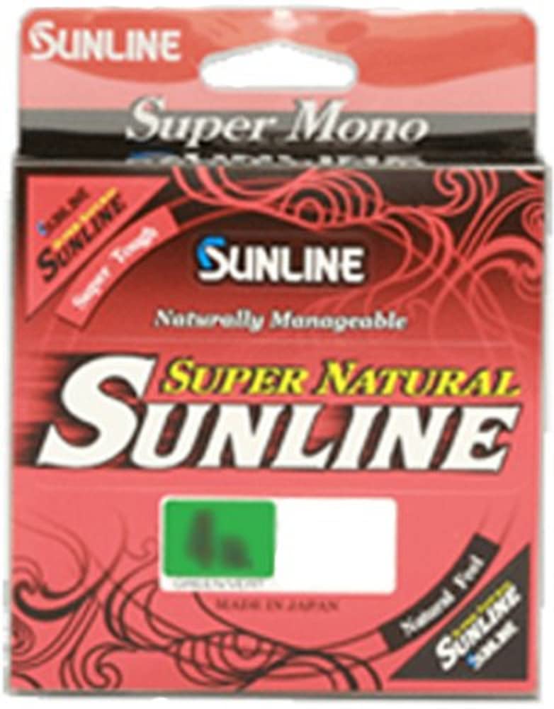 Sunline Super Natural Monofilament Fishing Line (Natural Clear, 8-Pounds/330-Yards)