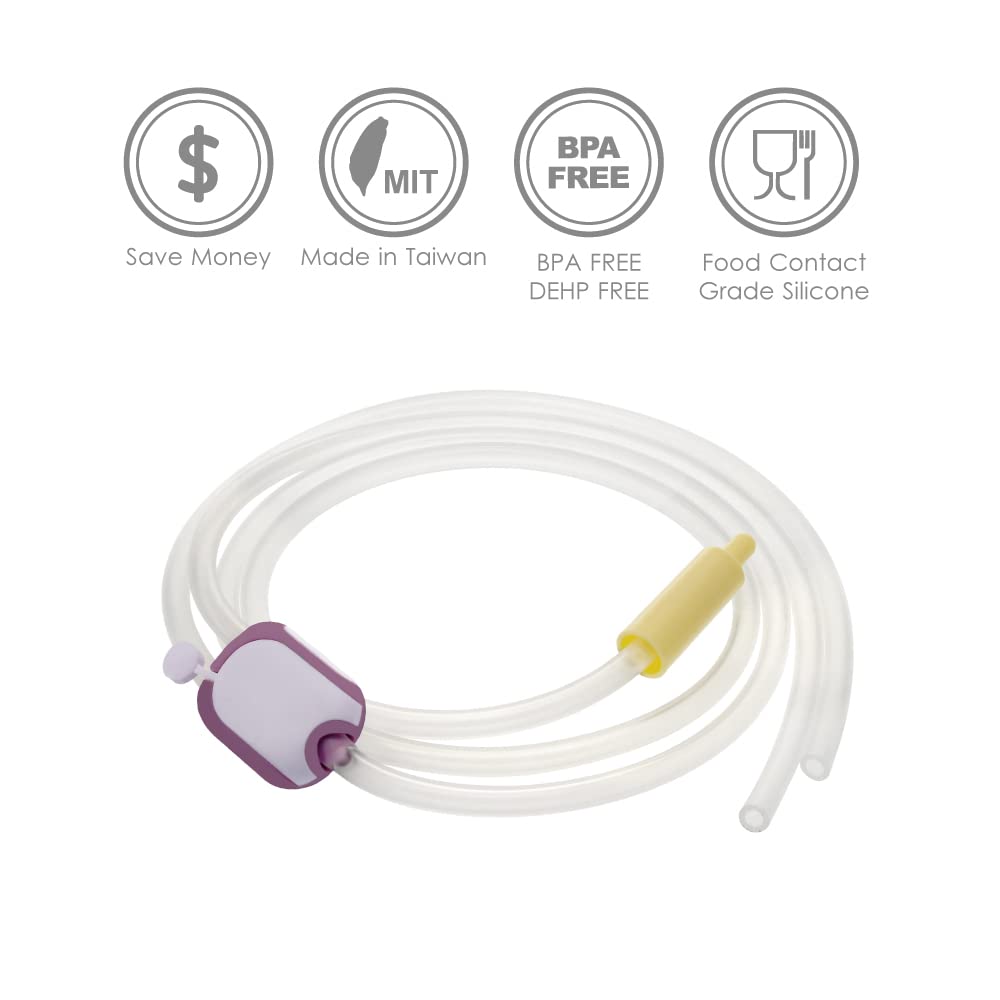 Maymom Tubing Compatible With Elvie Stride Pump Not Original Elvie Stride Pump Parts Or Accessories, Replacement Parts For Elvie