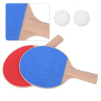 Children Table Tennis Paddle, Plastic Elasticity Racket Kids Pong Paddle Outdoor Sport Table Tennis Practice Bat Kit