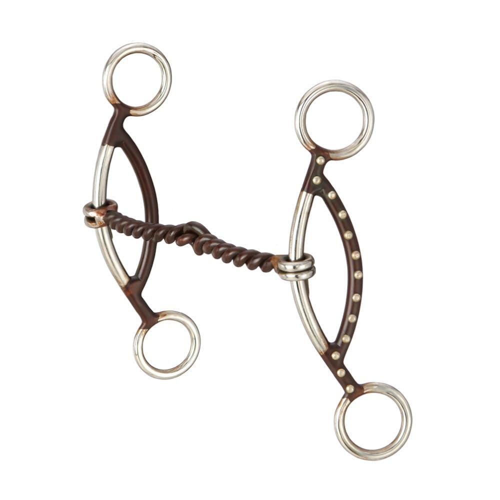 Tough 1 Kelly Silver Star H Gag Twist Snaffle Bit