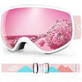 Findway Kids Ski Goggles, Kids Snowboard Goggles For Boys Girls Toddler Age 3-14