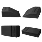 2 Pack Squat Wedge Blocks - Non Slip Professional Squat Ramp For Heel Elevated Squats Calf Raises Platform, For Men Women, Slant
