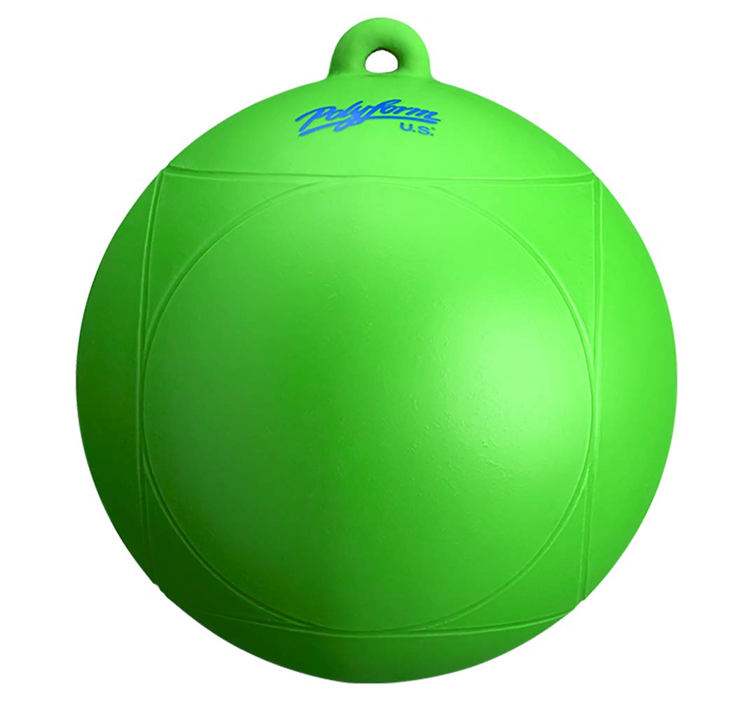 Polyform Ws-1 Green Ws Series Water Ski Buoy - 8'' X 8.5'', Green