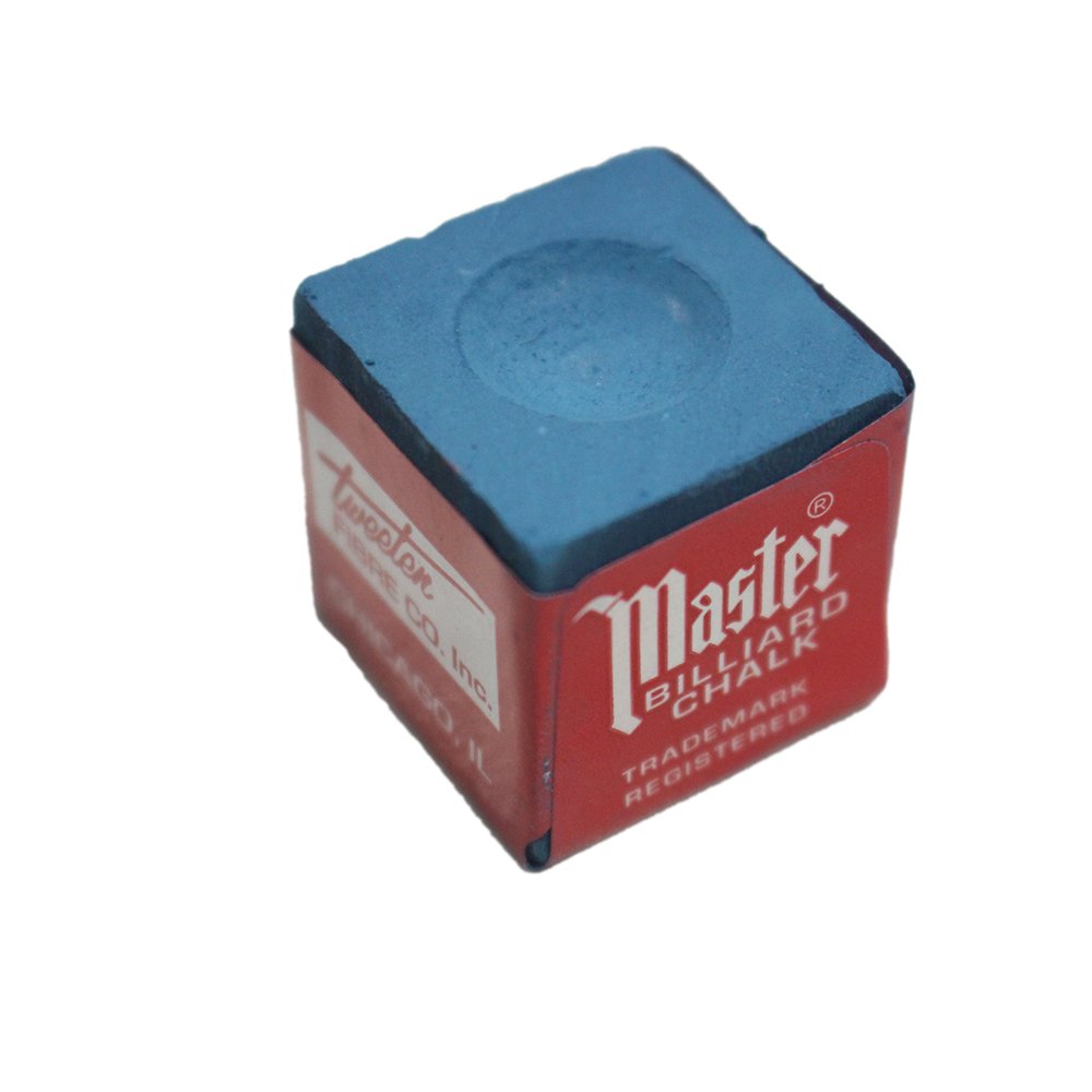 Masters Blue Billiard And Snooker Chalk - 2 Dozen/24 Pieces