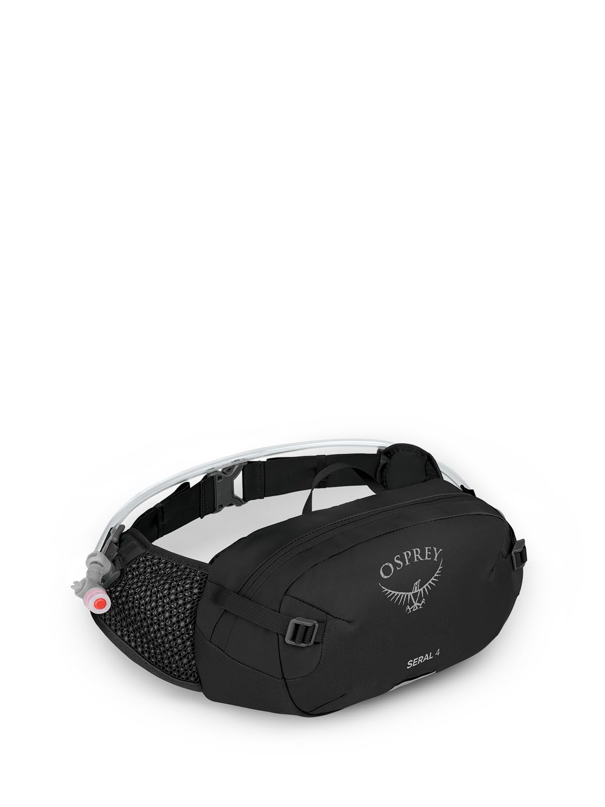 Osprey Seral 4L Biking Waist Pack with Hydraulics Reservoir for Men and Women, Black