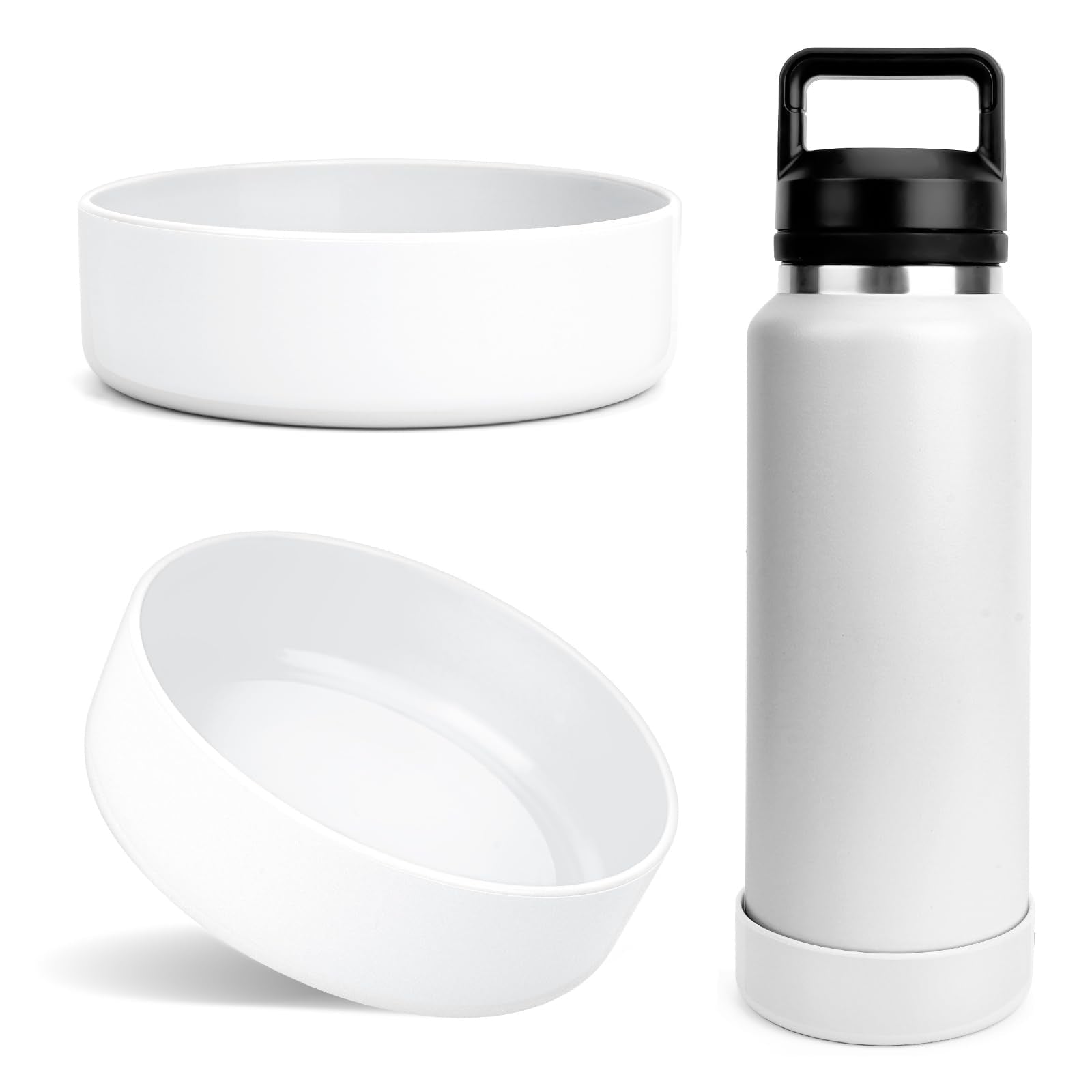 Linkidea Water Bottle Boot Compatible with YETI Rambler Bottle 36oz, Yonder 50oz, Silicone Anti-Slip Water Bottle Bottom Sleeve 