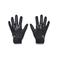 Under Armour Men'S Harper Baseball Gloves, (001) Black/Black/Metallic Silver, Small
