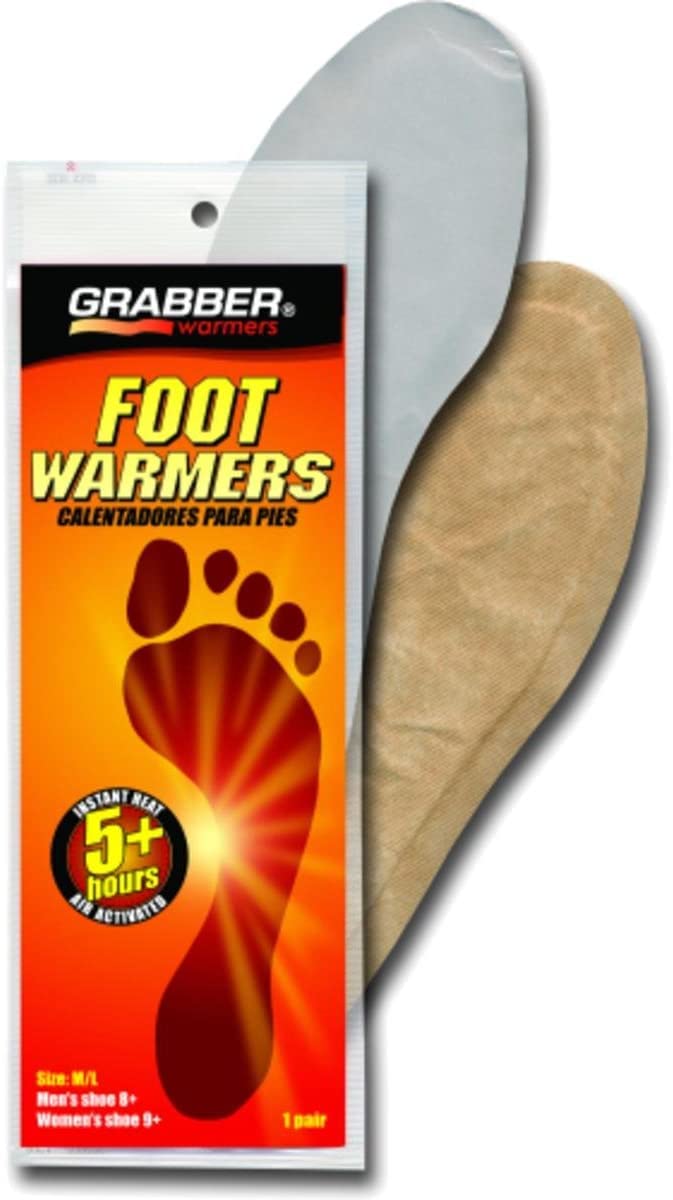 Grabber Foot Warmer Heat Treat 5 Plus Hr 1 Pair, Size S/M30