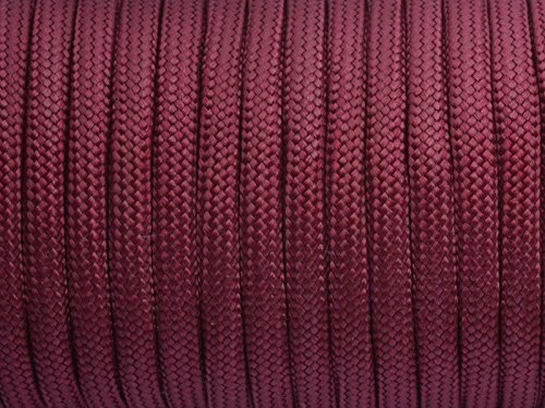 7 Strand Core 550Lb Paracord Parachute Cord Lanyard Mil Spec Type Iii-100Ft (Purplish Red(73#))