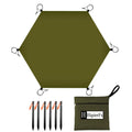 10.5X9.5 Ft Tent Footprint Waterproof Camping Tarp Ultralight Mat Under Tent Moisture-Proof Ground Sheet Mat