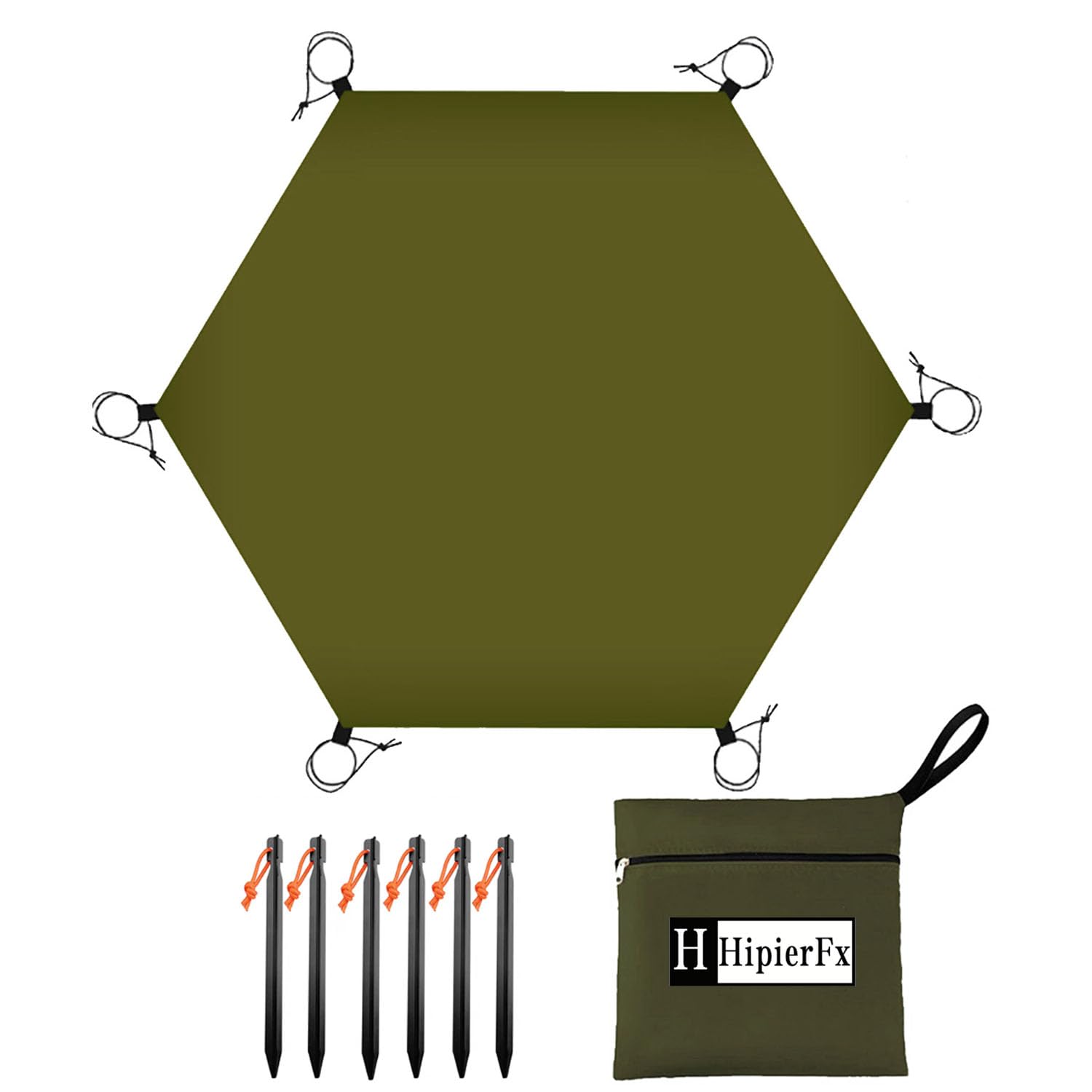 10.5X9.5 Ft Tent Footprint Waterproof Camping Tarp Ultralight Mat Under Tent Moisture-Proof Ground Sheet Mat
