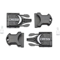 Cressi Buckles For Fins, Black, Rondine/Reaction/Frog Plus