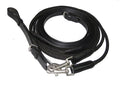 Henri de Rivel Rounded Snap Draw Reins Black