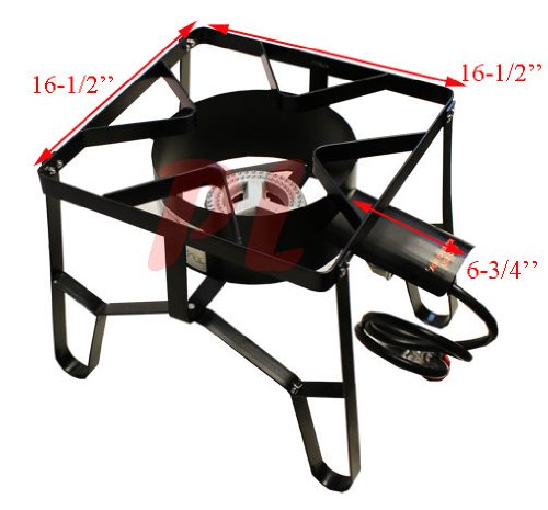 Propane Portable Gas Stove Burner Camper Cooker High Pressure Ul Regulator Bbq