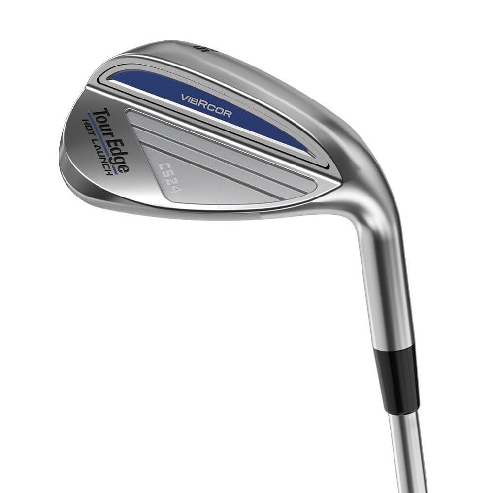 Tour Edge Hot Launch VibRCor C524 Lob Wedge 60* (Steel True Temper MPH 95, Left) 2024