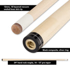 Action Exotic Billiards Pool Cue Stick - Cherry W/White Diamonds - 20Oz