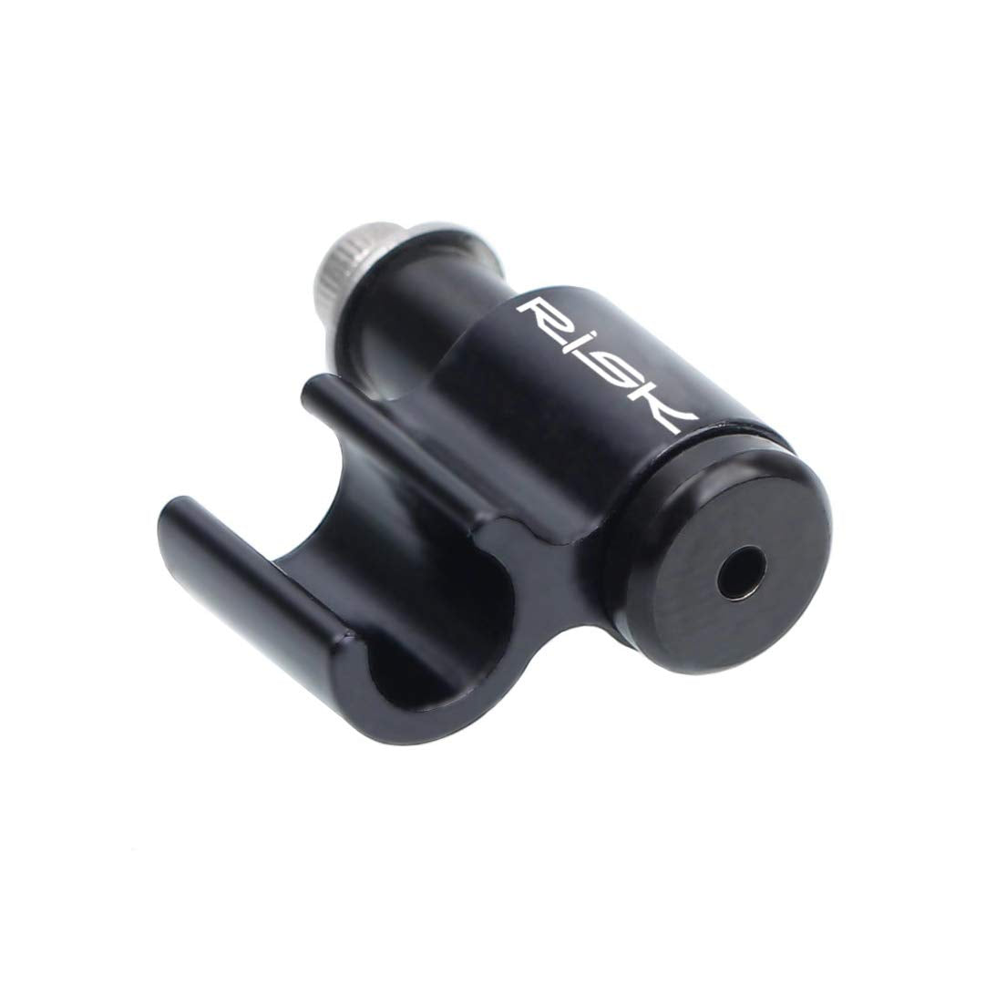 Farbetter 4 Pieces Bicycle Cable Guide, Hydraulic Brake Cable Housing Holder, Hose Wire Clips Clamps, Cable Grip, Black Alloy