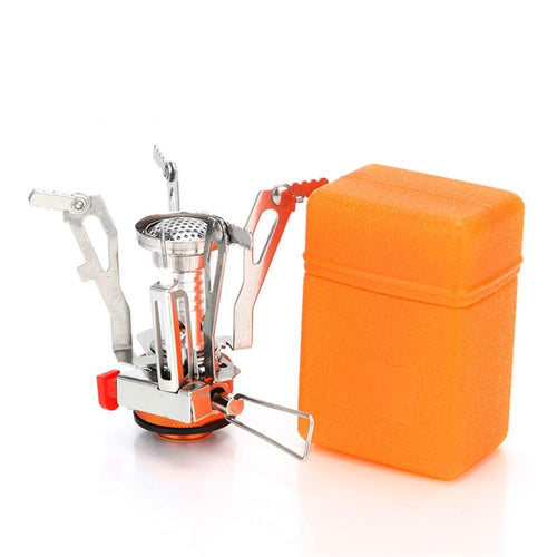 Aotu Portable Camping Stoves Backpacking Stove With Piezo Ignition Stable Support Wind-Resistance Camp Stove For Outdoor Camping