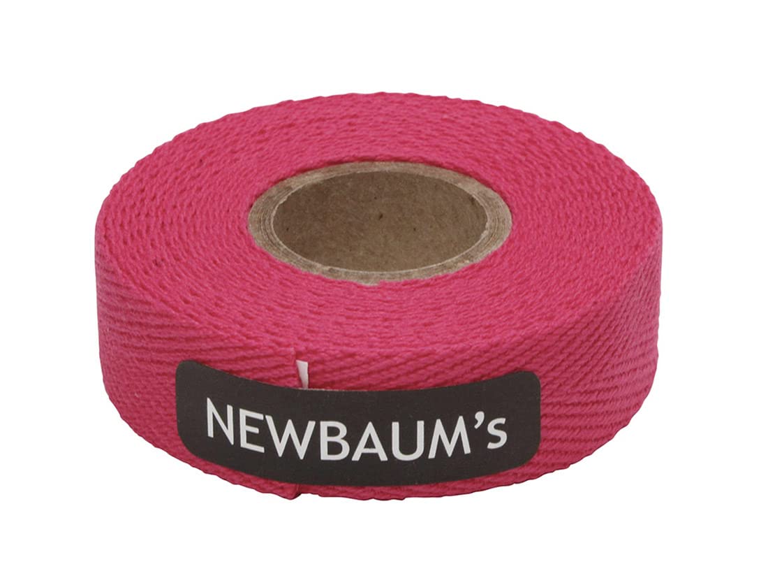 Newbaum'S Cloth Bike Handlebar Tape (Hot Pink), 10 Ft Roll Bike Bar Grip Tape (0.75