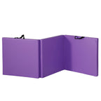 Zeny 2? Thick Tri-Fold Folding Gym Exercise Mat Extra Thick Gymnastics Mat Tumbling Mat With Carrying Handles For Home Workout,