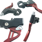 Lomodo 6 Pieces Bicycle Brake Accessories Including 2 Pack Aluminium Alloy?Brake Levers (2.2 Cm In Diameter) And 2 Pair V Brake