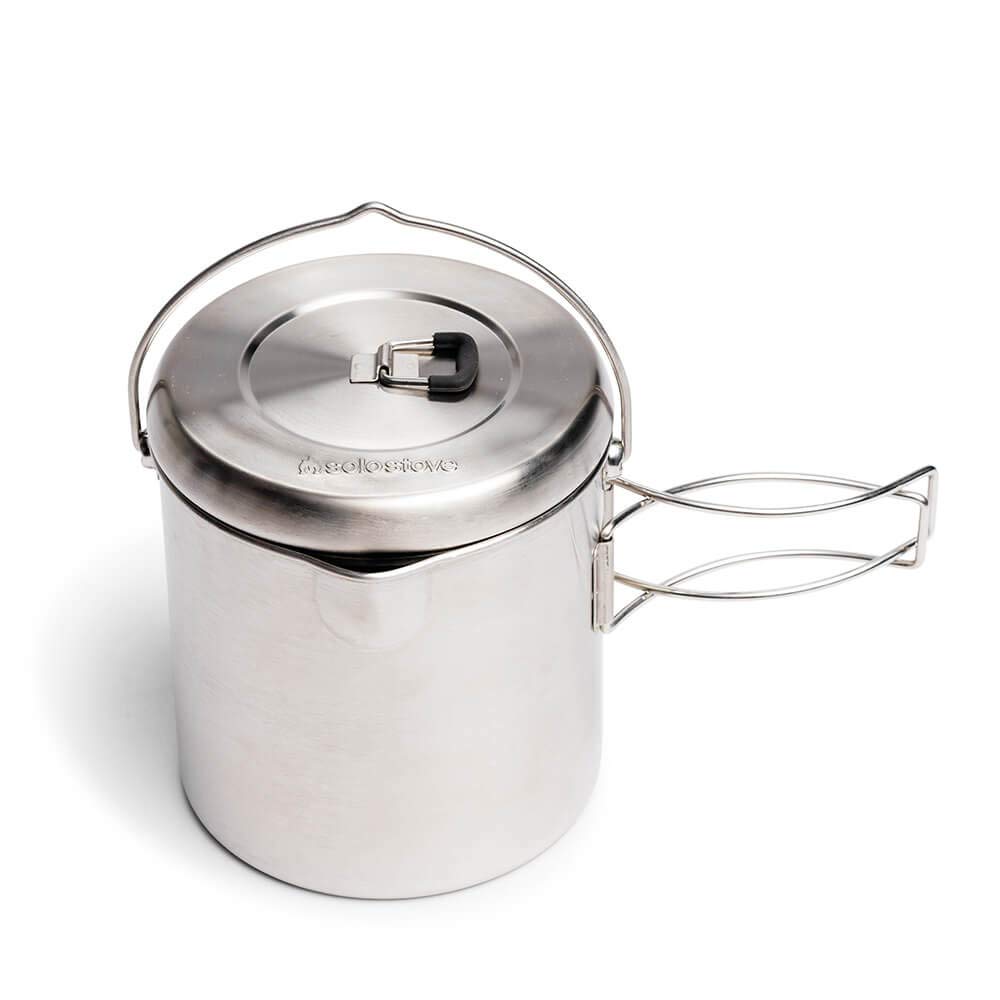 Solo Stove Pot 1800 Stainless Steel Companion Pot Great Cookware For Backpacking Camping Survival Backpacking Kitchen And Cookin