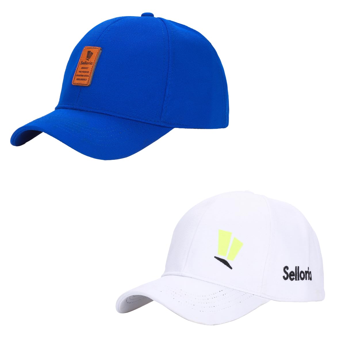 Selloria Caps Brand Comfortable Adjustable Cap Pack Of 2 Multicolour