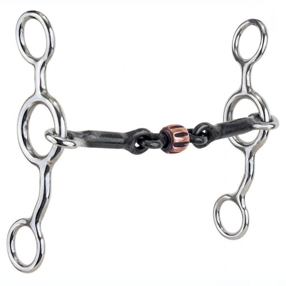 Reinsman 349 Junior Cowhorse Snaffle With Sweet Iron And 3-Piece Copper Roller; Stage B