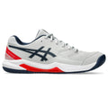 Asics Men's Gel-Dedicate 8 Pickleball Shoes, 13, Concrete/Night Sky