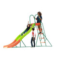 Outdoor Play Set Kids Slide: 10 ft Freestanding Climber, Swingsets, Playground Jungle Gyms Kids Love - Above Ground Pool Slide f