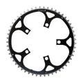Origin8 Alloy Ramped Chainrings, 110Mm X 53T, Black/Silver