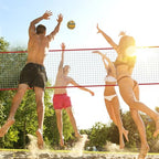 Vevor Freestanding Volleyball Training Net For Indoor Or Outdoor Use, Adjustable Height Portable Net System With Carrying Bag, P