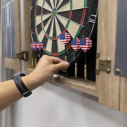 Dmi Sports Dublin Bristle Dartboard Cabinet Set - Bristle Dartboard Included