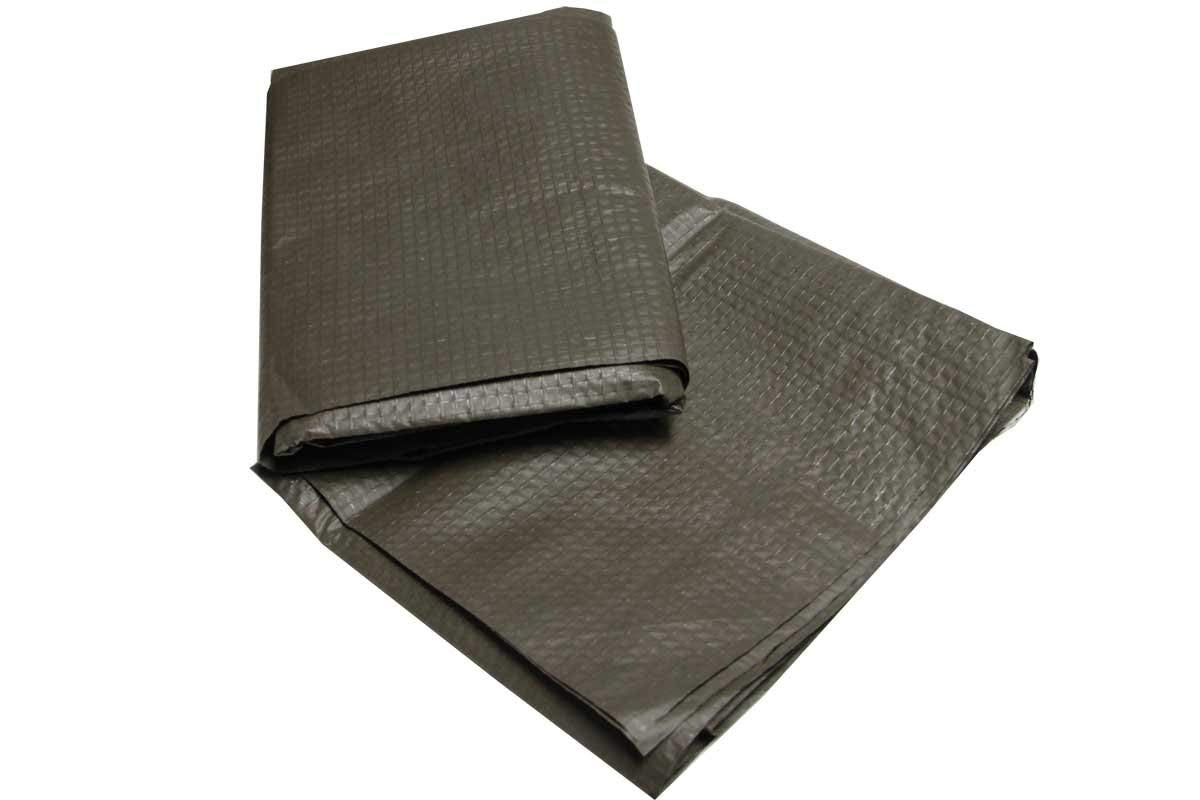 Groundsheet, Underlay Tarpaulin, German Bundeswehr Army Issue, Olive, Military Waterproof Camping Tarp Pad Approx Size: 90''X40'