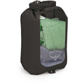 Osprey 12L Waterproof Dry Sack with Window, Black
