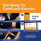 Corecoach Core Strengthening Biofeedback Device For Lower Back Pain Relief, Strength & Stability
