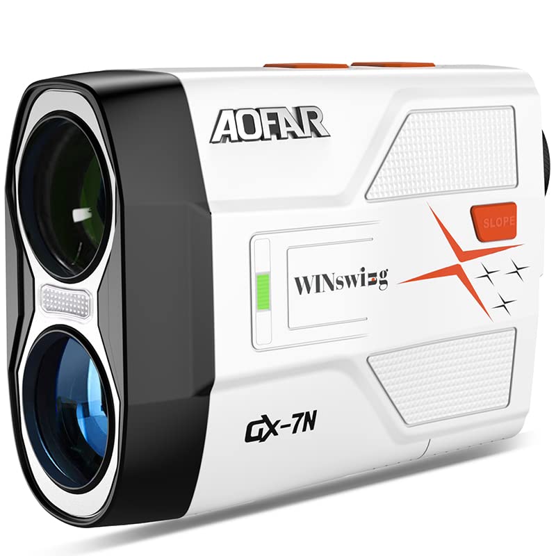 Aofar Gx-7N Golf Rangefinder Update Version With Ai Technology, Continuous Scan, Slope And Angle Switch Button With Indicator, F
