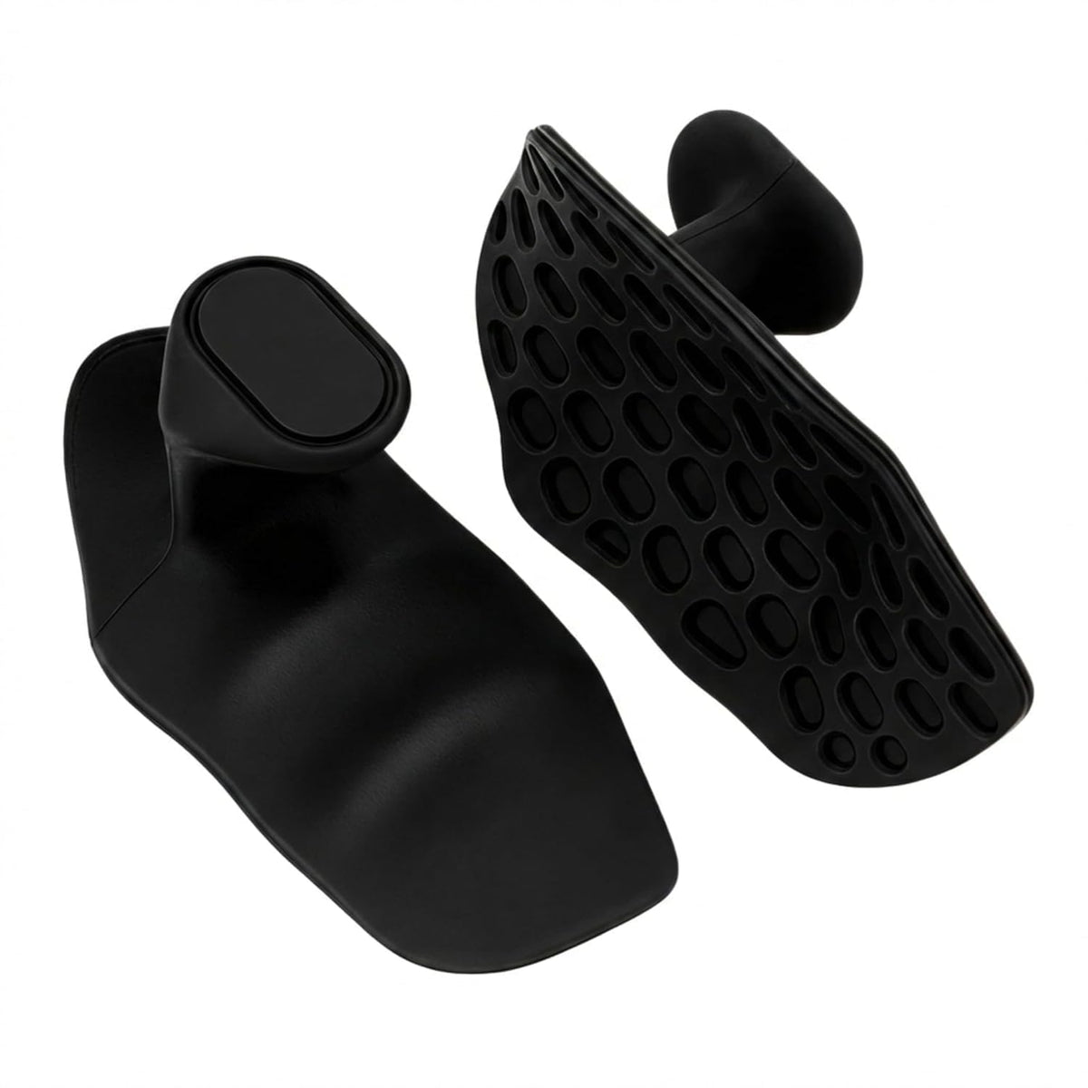 LIEGEBULL Rubber Gym Grips Fingerless  AntiSlip Weightlifting Gloves for Gym Training | Hand Protection Grip Pads for Deadlift