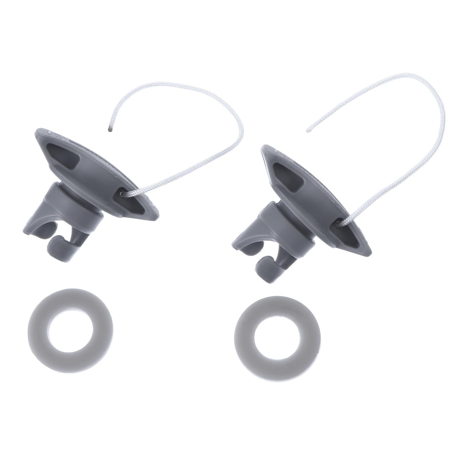 Besportble 2Pcs Boat Air Valve Plug Inflatable Boat Valve Cover Dust Proof Spiral Air Plugs Replacement For Rubber Dinghy Raft K