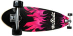 Krown Purple Flame Complete Longboard Skateboard