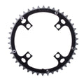 Origin8 Alloy Ramped Chainrings, 104mm x 46t, Black/Silver