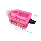 N3Od3Er Upgraded Kid'S Bike Pedal 1/2-Inch Bike Pedals 1 Pair Kids Spindle Pedals Resin Fit 12'' 14'' Youth Bikes (Pink)